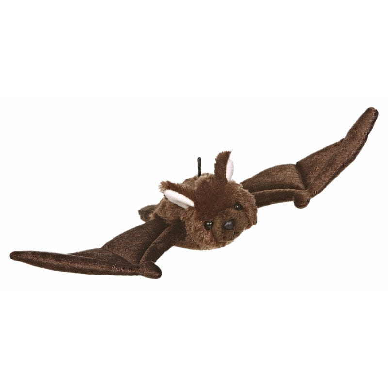 Aurora vleermuis knuffel - bruin - pluche - 20 cm - dierenknuffel - Pluchen speelgoed