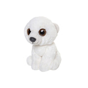 Pluche ijsbeer knuffel - 13 cm - zacht cadeau - knuffeldier - Pluchen speelgoed