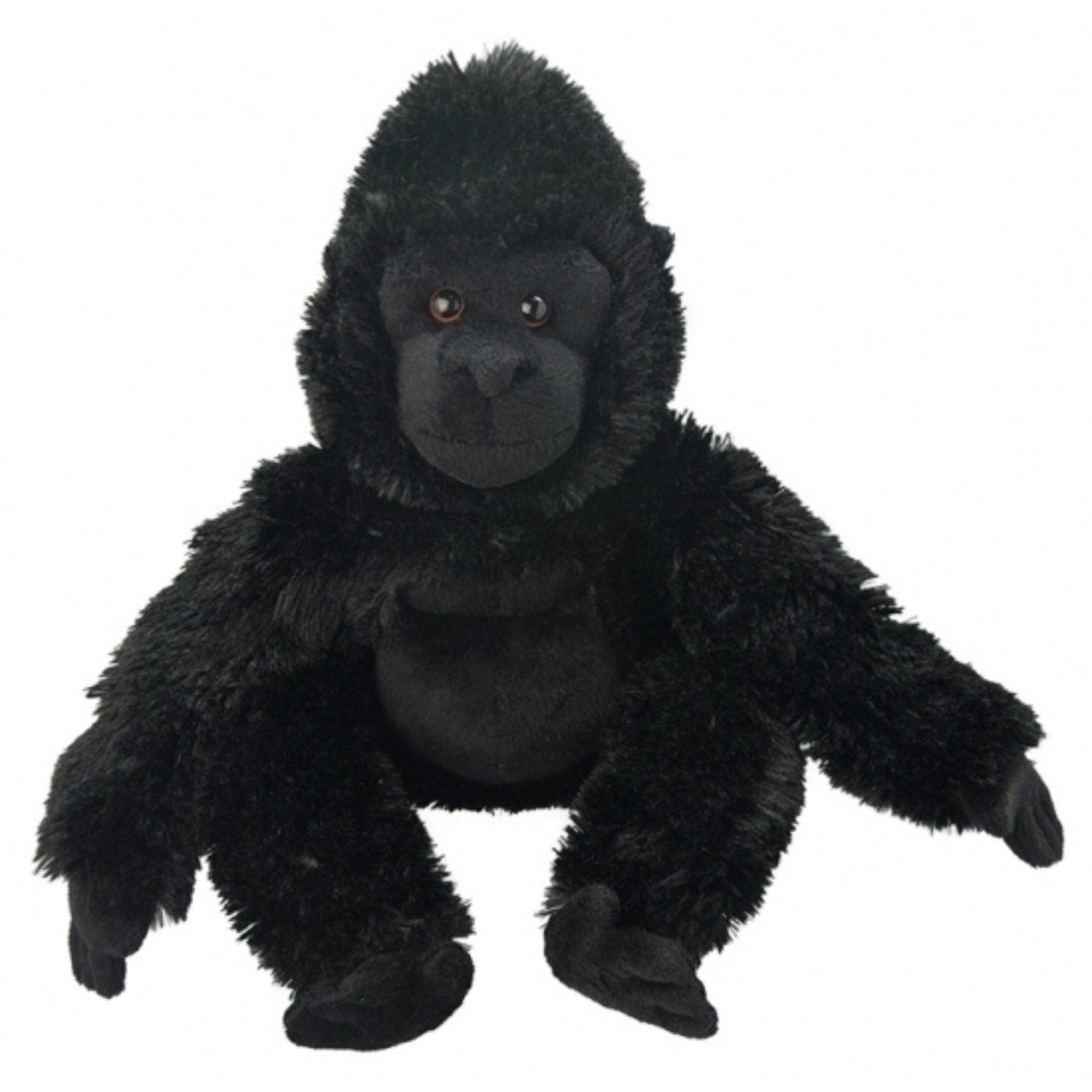 Wild Planet gorilla knuffel - pluche - 33 cm - apenknuffel - bosdieren - Pluchen speelgoed