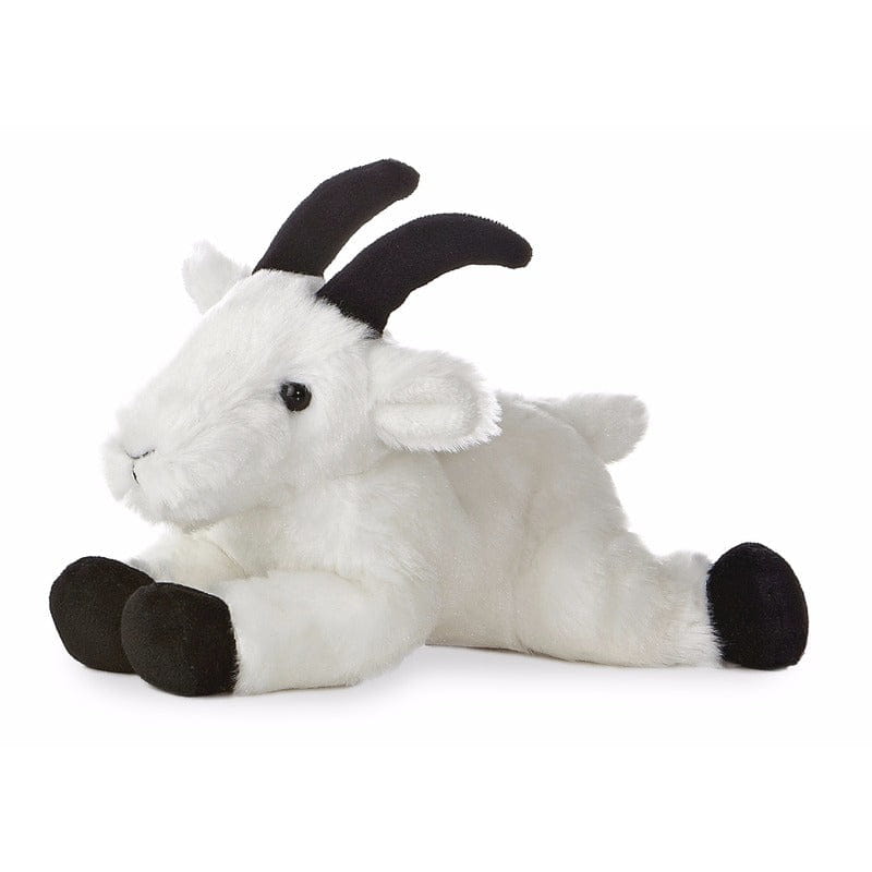 Aurora pluche geit - knuffel - 20 cm - boerderij dier - Pluchen speelgoed
