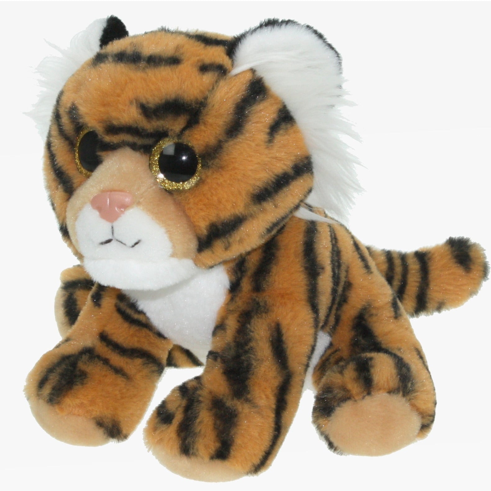 Bruine tijger knuffel - pluche - 25 cm - dierenknuffel - Pluchen speelgoed