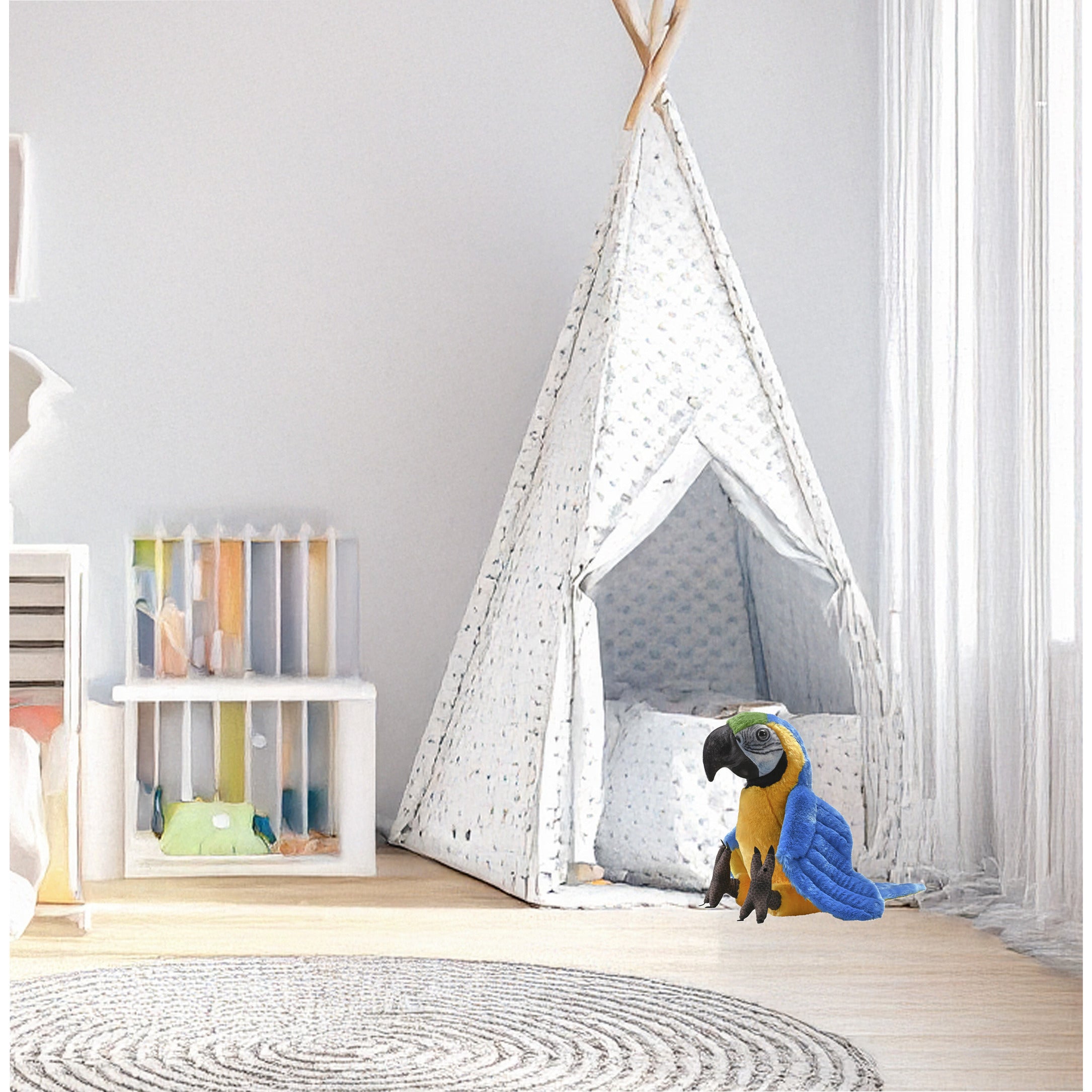 wild-republic-ara-knuffel-blauw-pluche-33-cm-vogels-dieren-papegaai_10465647-1