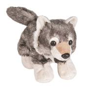 Wild Republic wolf knuffel - pluche - 18 cm - dierenknuffel - Pluchen speelgoed
