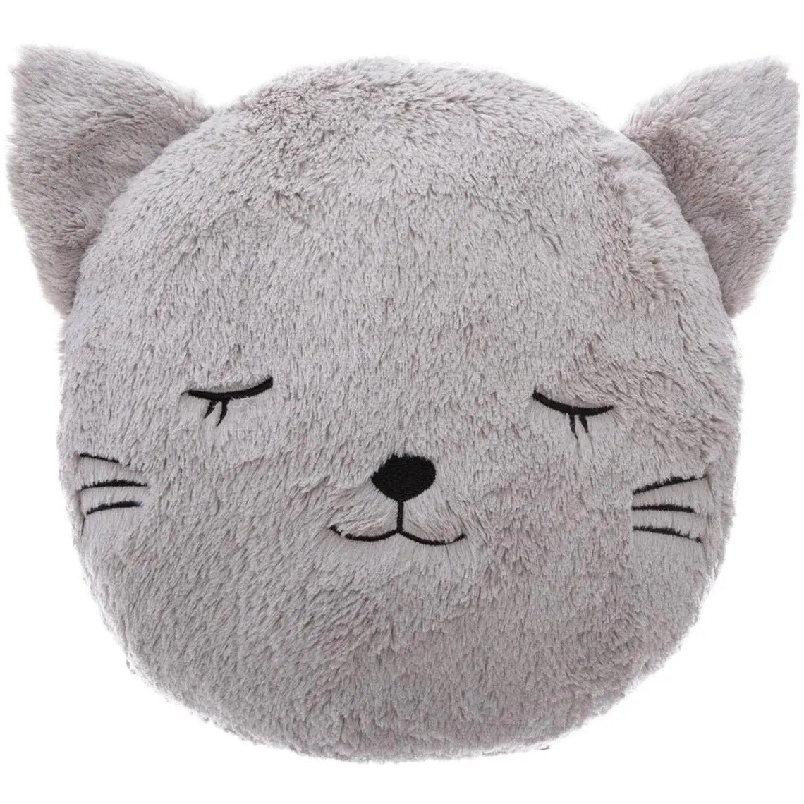 dieren-sierkussen-kinderkamer-kat-poes-grijs-27-cm-polyester_10383648