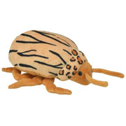 Wild Planet kever knuffel - pluche - bruin - 25 cm - insect - Pluchen speelgoed
