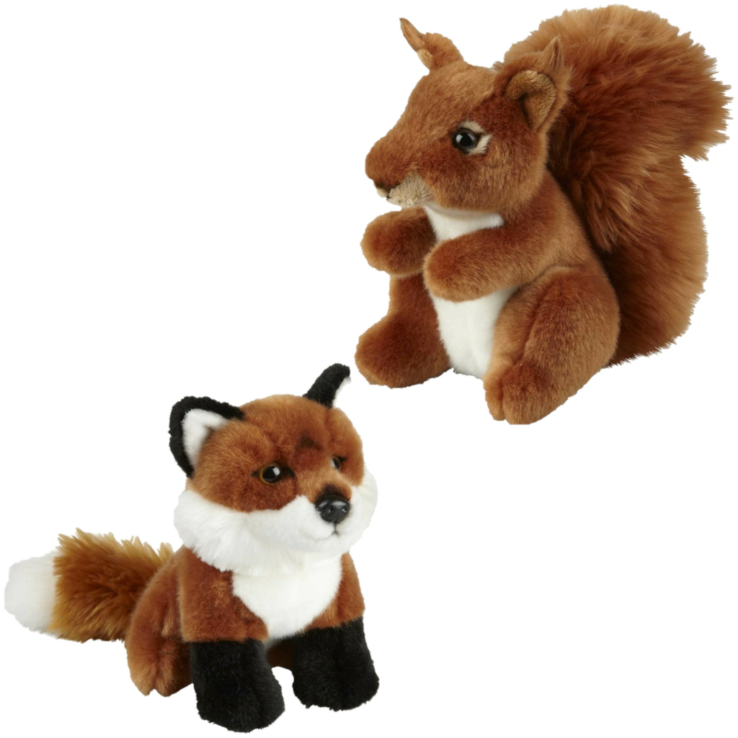 knuffeldieren-set-vos-en-eekhoorn-pluche-knuffels-18-cm_10369674-1