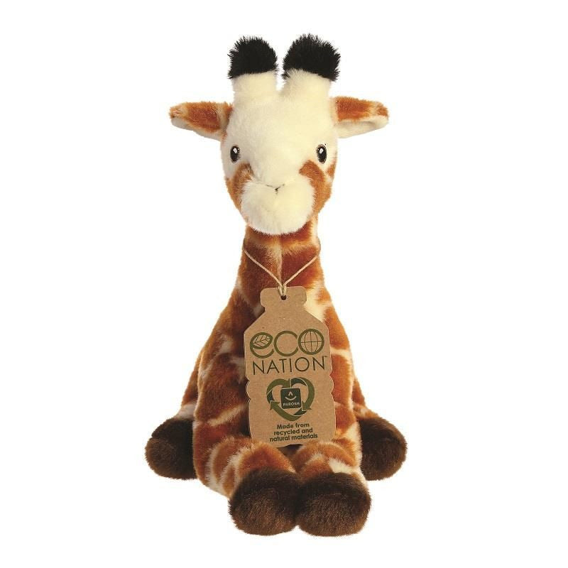 aurora-pluche-dieren-knuffel-giraffe-21-cm-liggend-wilde-dieren-knuffel_10347674-1