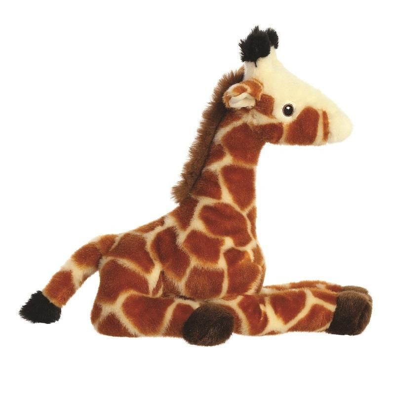 aurora-pluche-dieren-knuffel-giraffe-21-cm-liggend-wilde-dieren-knuffel_10347674-2