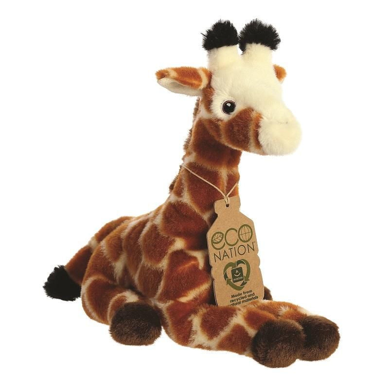aurora-pluche-dieren-knuffel-giraffe-21-cm-liggend-wilde-dieren-knuffel_10347674