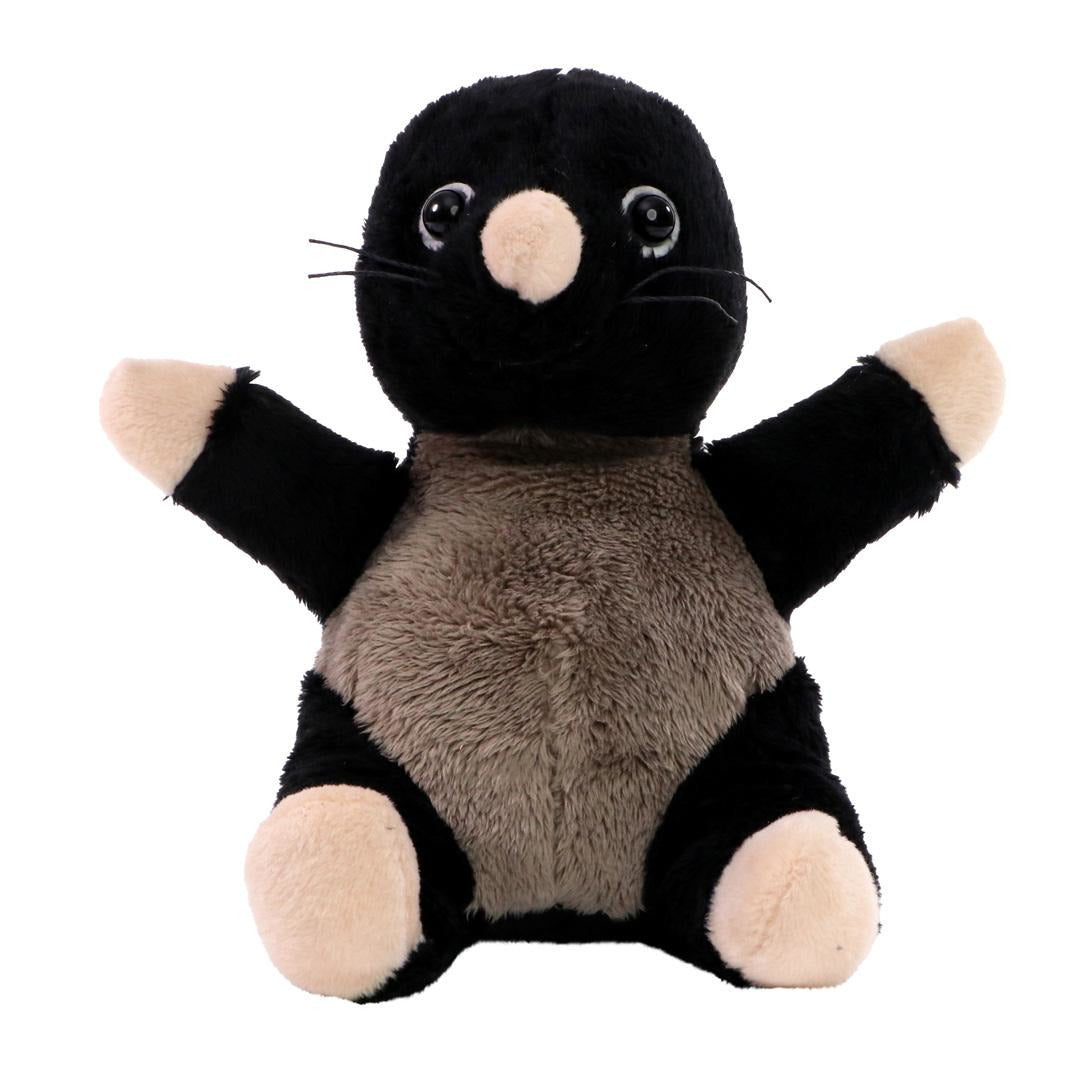 pluche-mol-knuffel-dier-14-cm-zwart-tuindieren-knuffelbeest_10085675-2