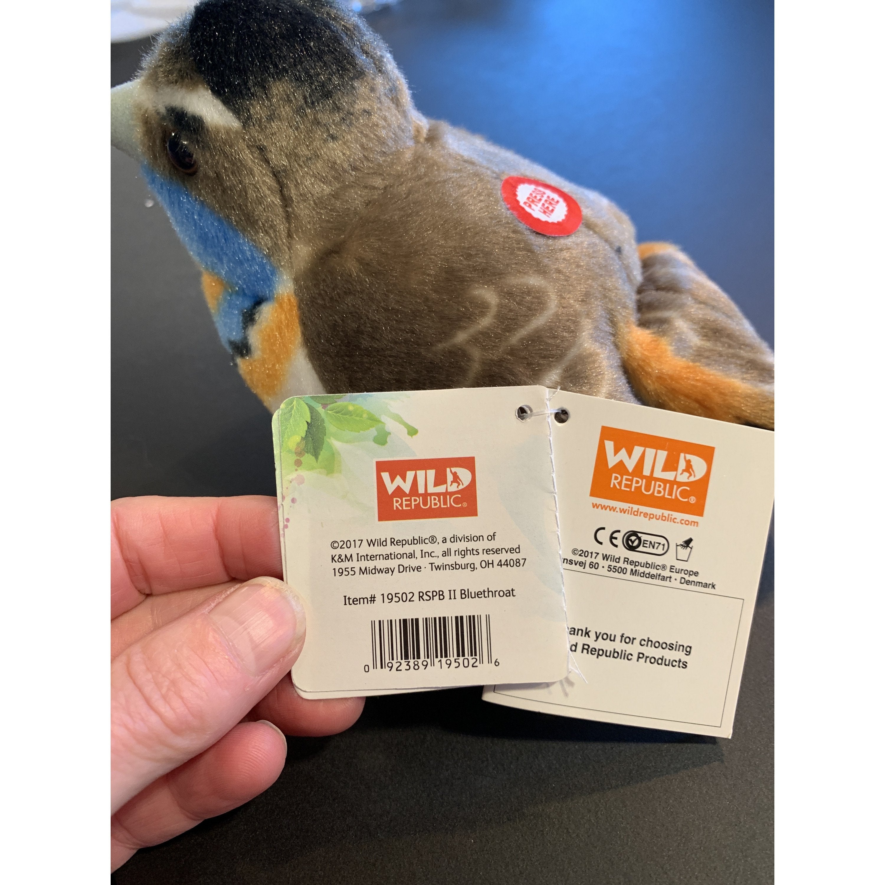 wild-republic-knuffel-blauwborst-pluche-13-cm-met-geluid-vogels-knuffeldier_10038679-1
