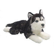 Carl Dick husky knuffel - pluche - liggend - 32 cm - Pluchen speelgoed