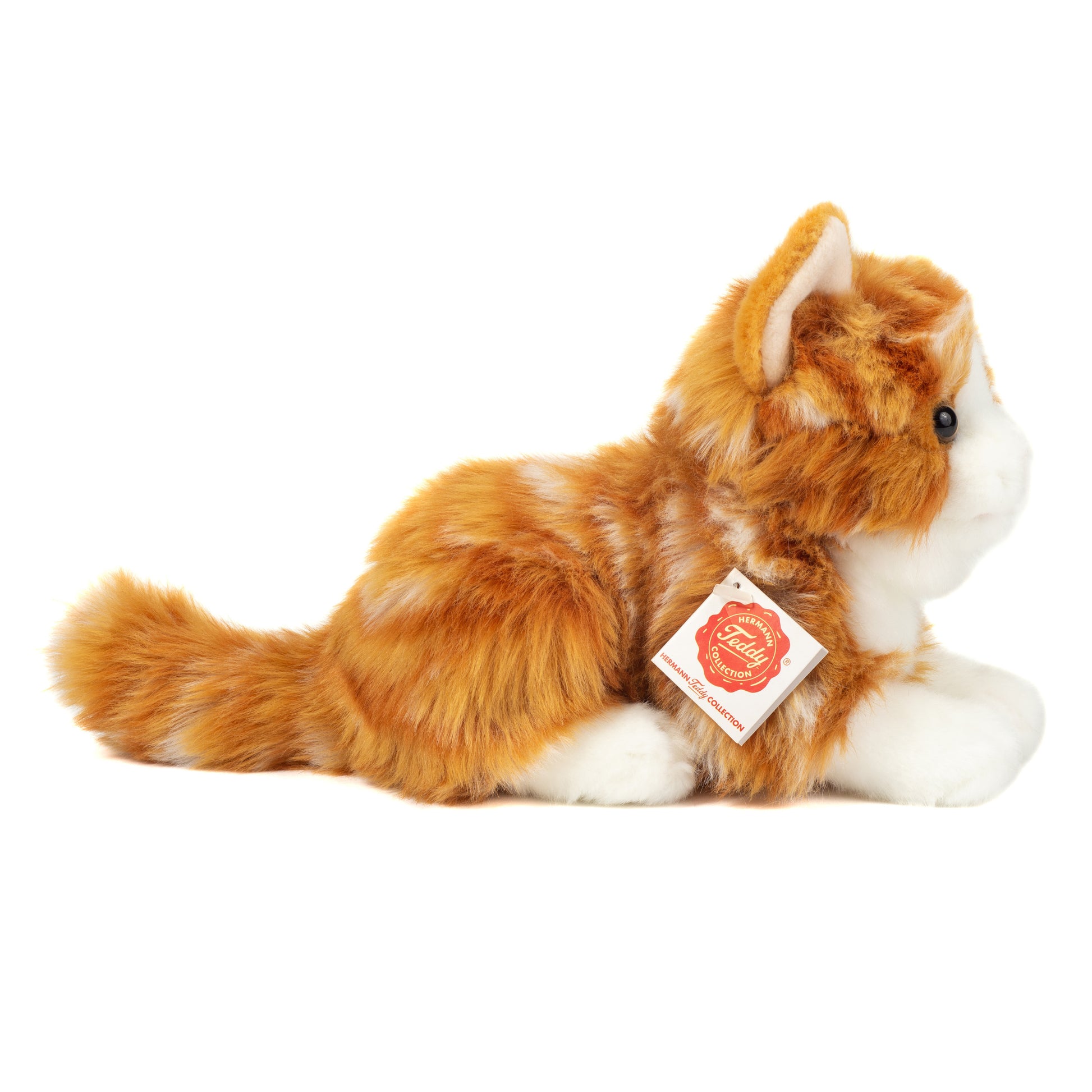 hermann-teddy-knuffelkat-pluche-rood-oranje-30-cm_10429682-1