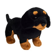Teckel knuffel - pluche - zwart - 21 cm - Hermann Teddy - Pluchen speelgoed
