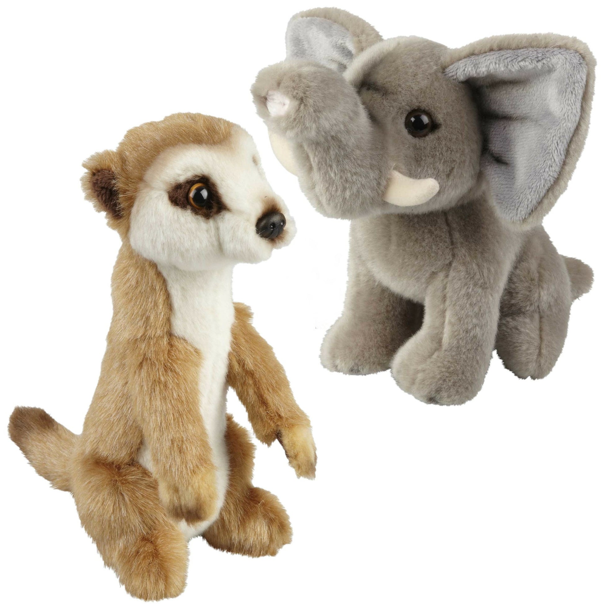 knuffeldieren-set-olifant-en-stokstaartje-pluche-knuffels-18-cm_10369688