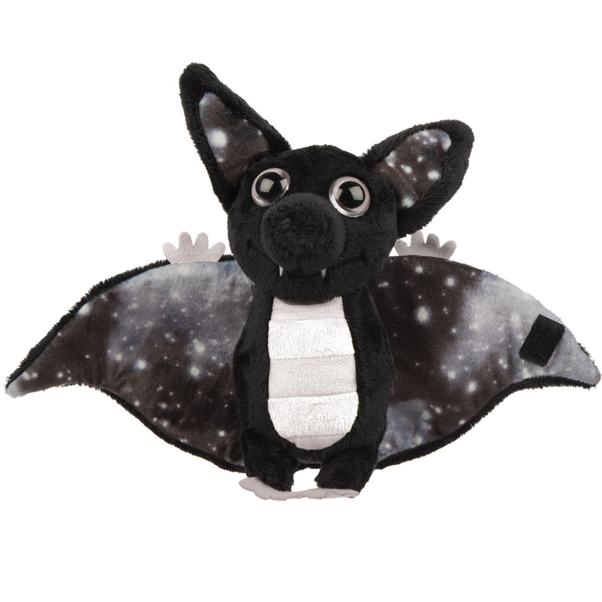 pluche-knuffeldier-vleermuis-zwart-wit-17-cm-speelgoed_10404691-1