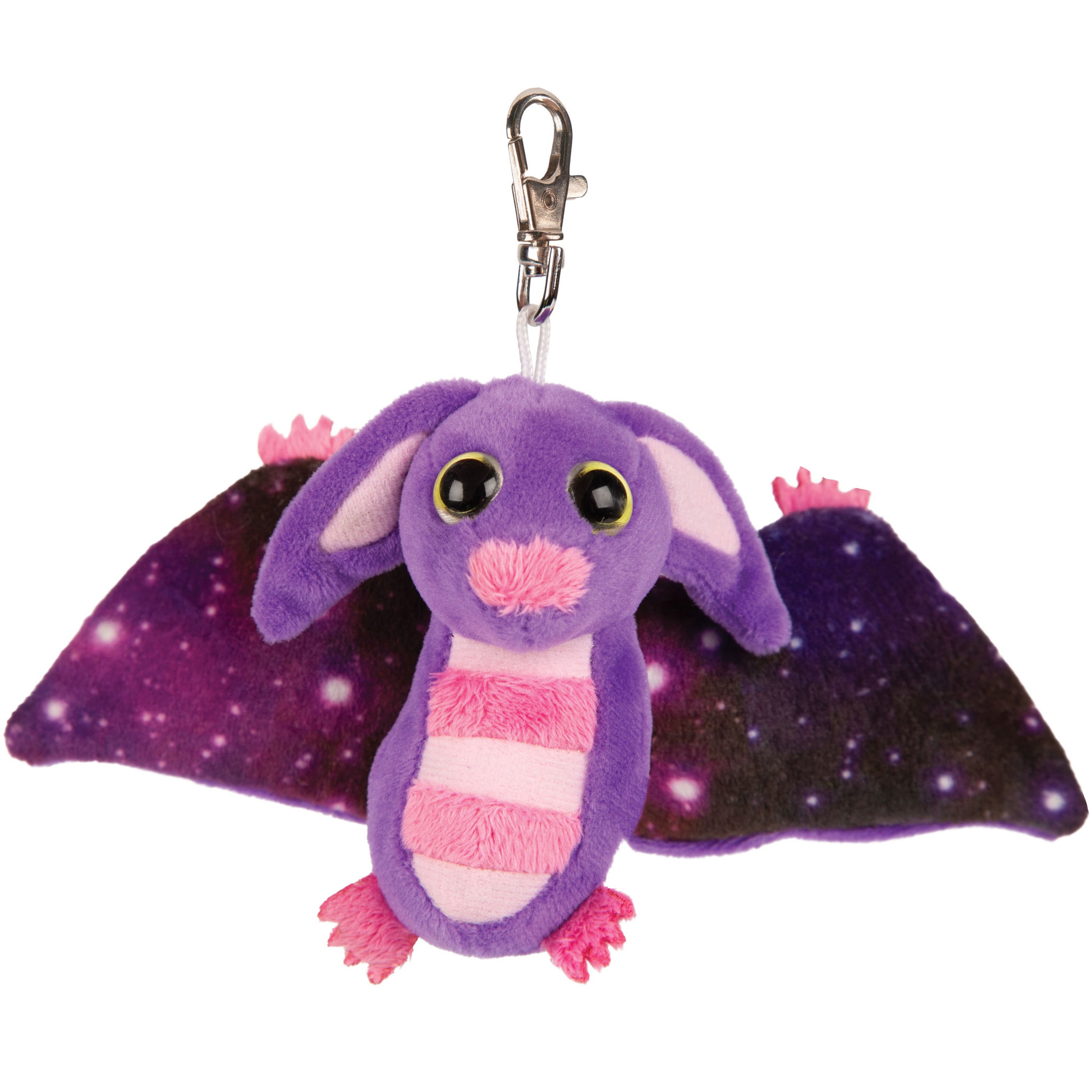 pluche-knuffeldier-vleermuis-paars-roze-9-cm-sleutelhanger_10404693-2