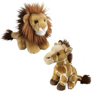 knuffeldieren-set-leeuw-en-giraffe-pluche-knuffels-18-cm_10369698