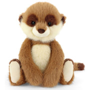 Keel Toys stokstaartje knuffel - pluche - 20 cm - rood - Pluchen speelgoed
