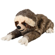 Warmies luiaard knuffel - warmteknuffel - 33 cm - bruin - magnetronknuffel - Pluchen speelgoed