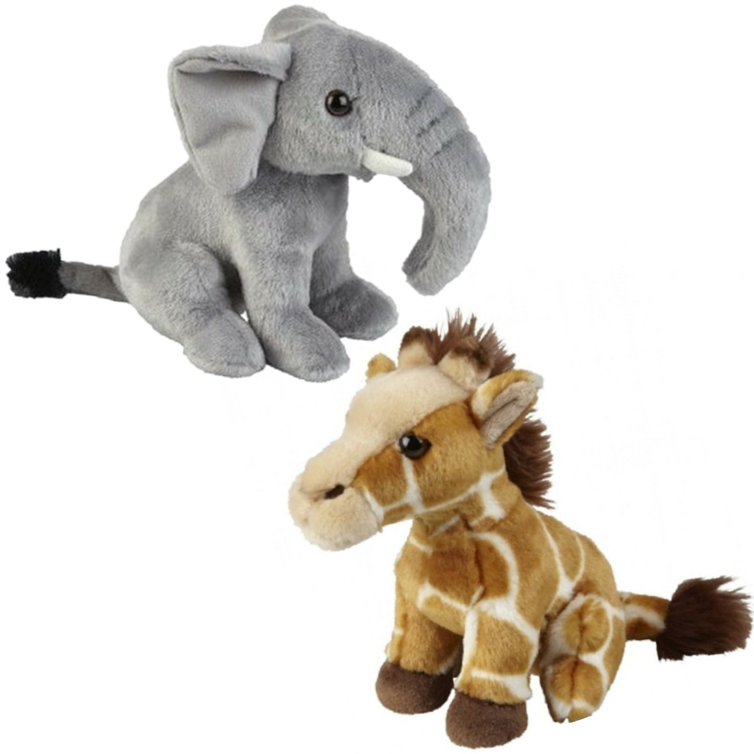 knuffeldieren-set-olifant-en-giraffe-pluche-knuffels-18-cm_10369700