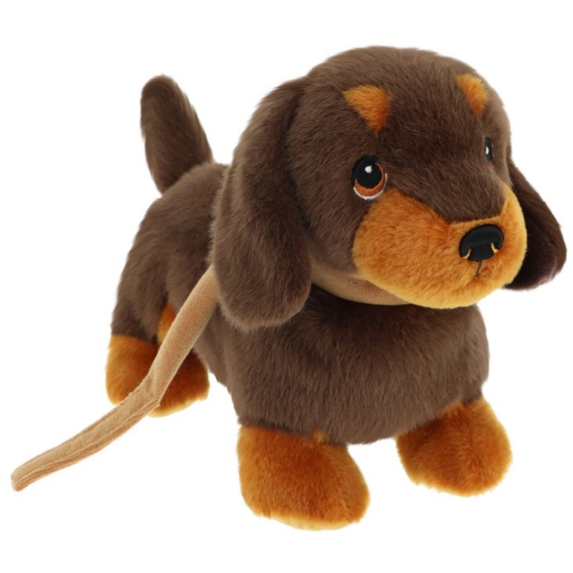keel-toys-pluche-teckel-hond-knuffeldier-bruin-staand-23-cm-knuffel-teckel-hond_10486702-1