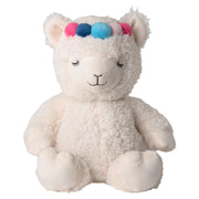 Warmies alpaca warmteknuffel - wit - 30 cm - magnetronknuffel - Pluchen speelgoed
