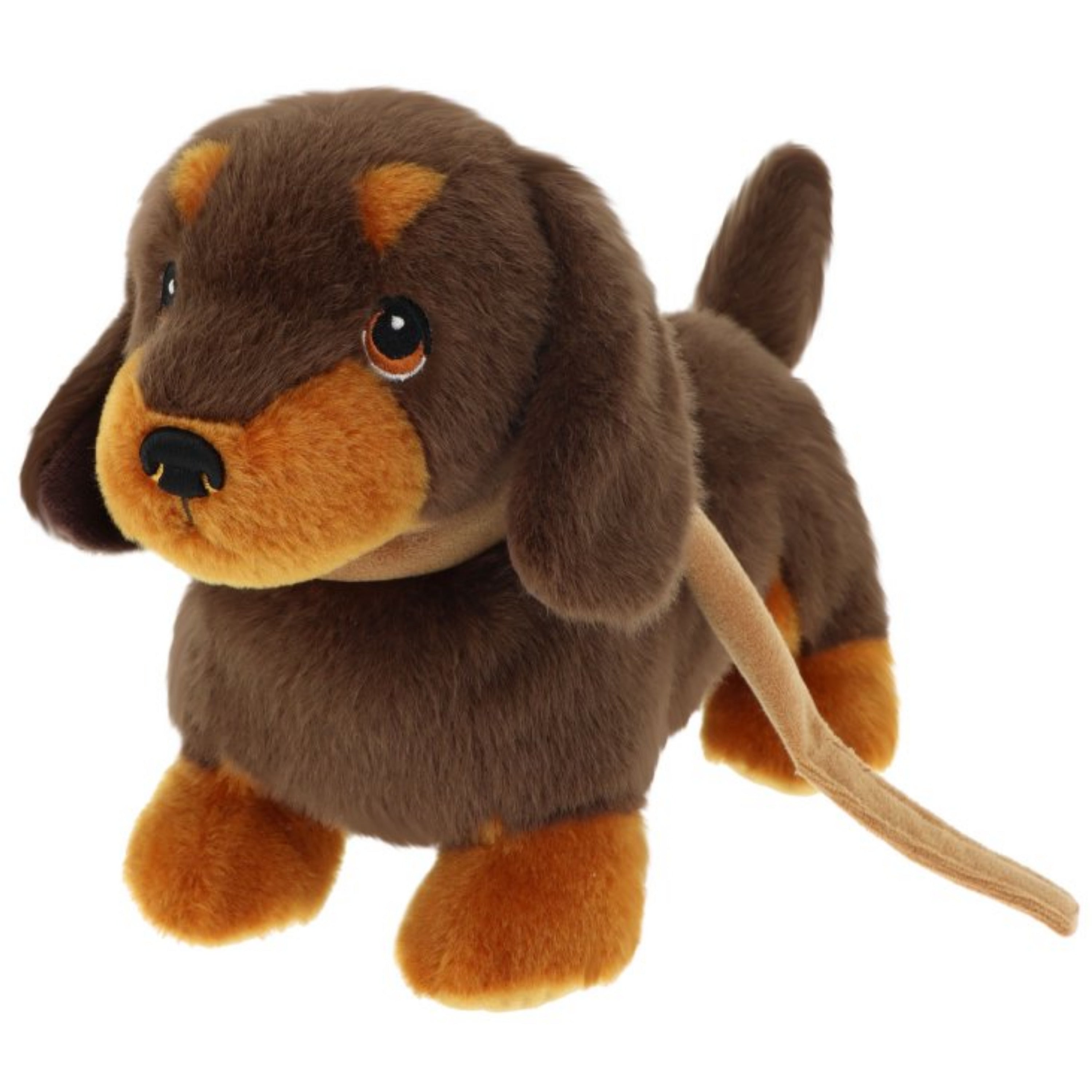 keel-toys-pluche-teckel-hond-knuffeldier-bruin-staand-23-cm-knuffel-teckel-hond_10486702
