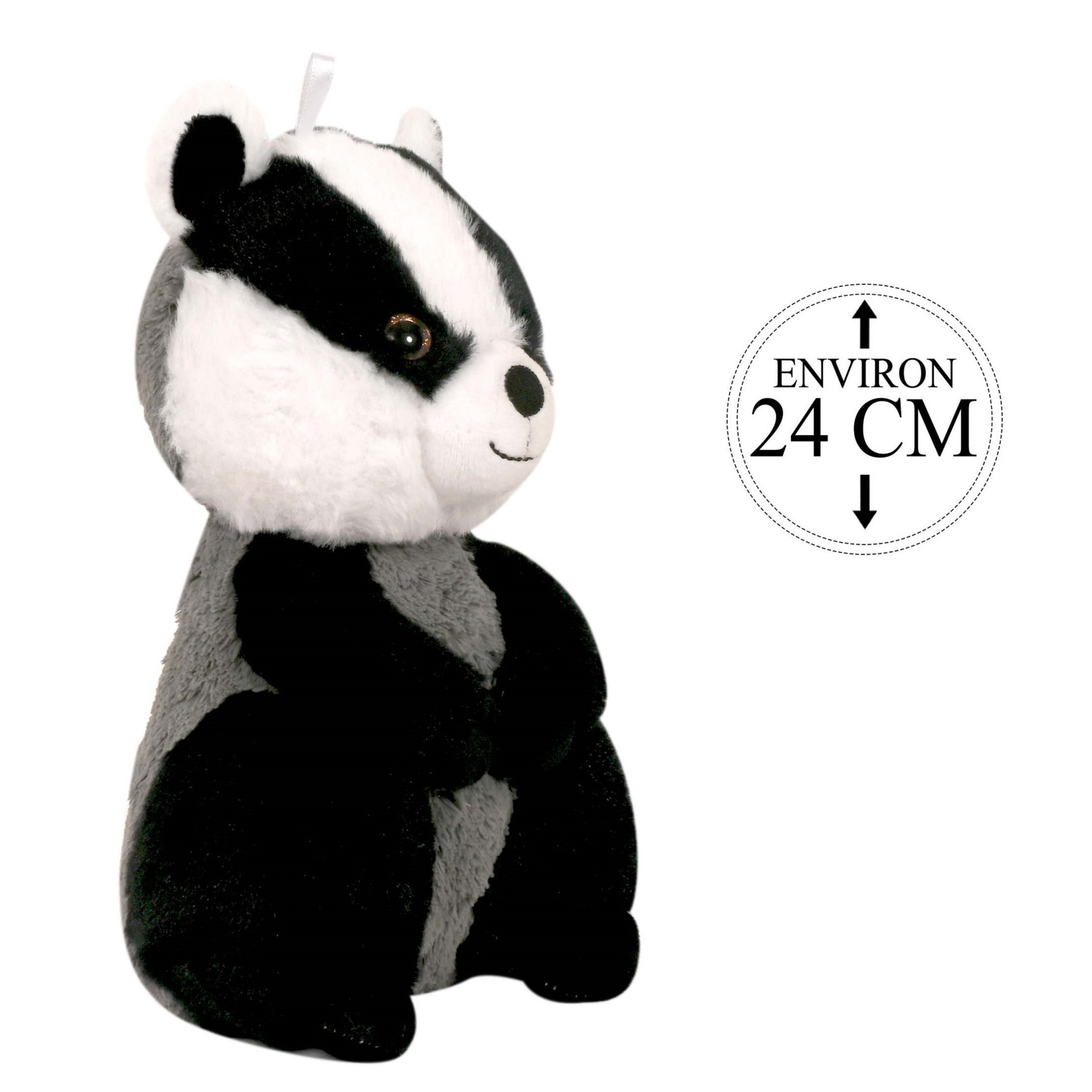 knuffeldier-das-pluche-zwart-grijs-24-cm-dierenknuffel_10444703