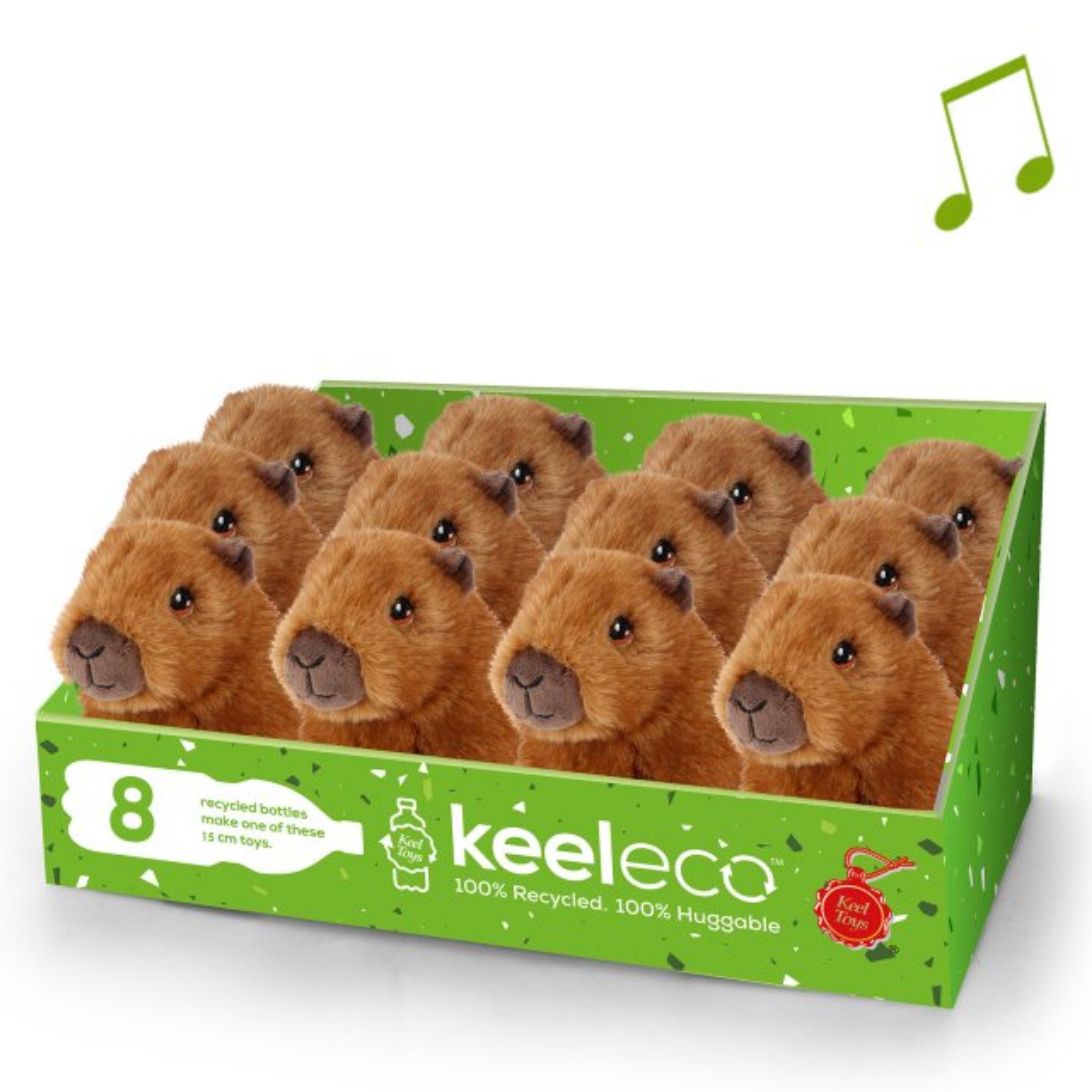 keel-toys-pluche-capybara-knuffeldier-bruin-met-geluid-15-cm-knuffel-capybara_10486705-1