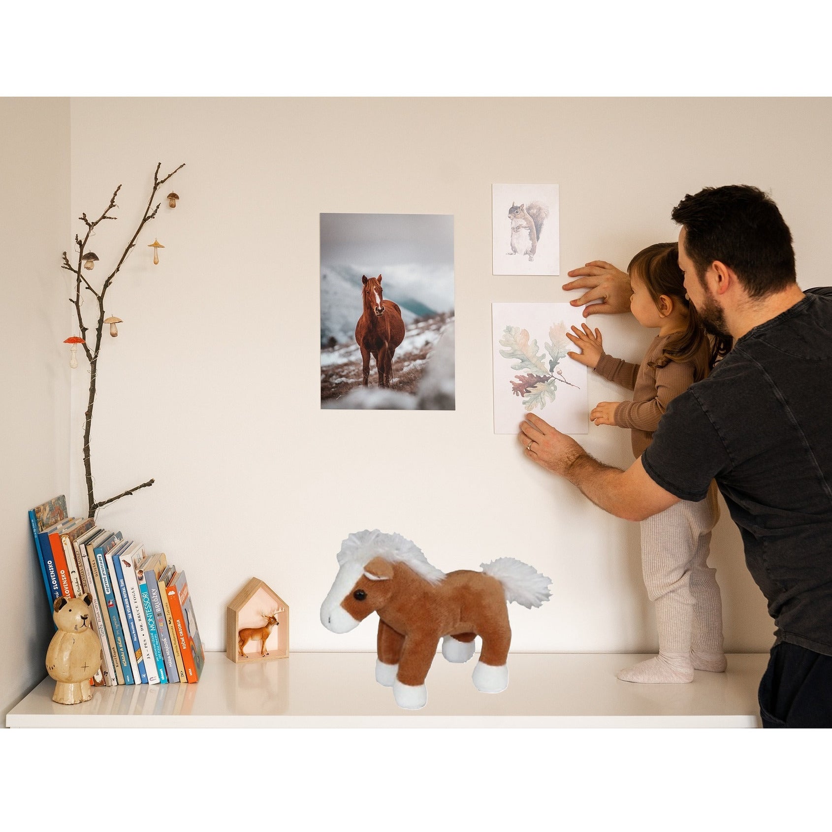 pluche-knuffeldier-paardje-bruin-wit-19-cm-boerderijdieren-paarden-knuffels_10446707-1