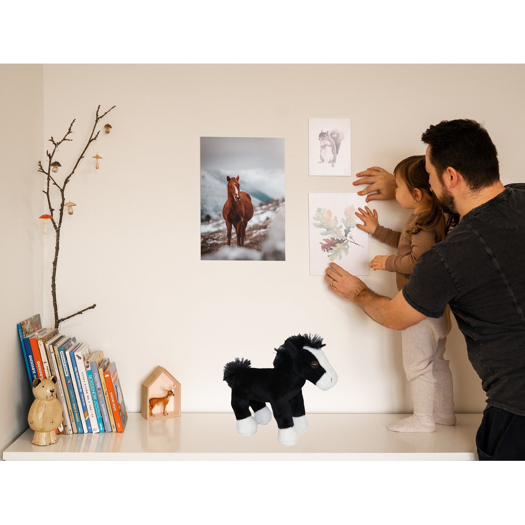 pluche-knuffeldier-paardje-zwart-19-cm-boerderijdieren-paarden-knuffels_10446708-1