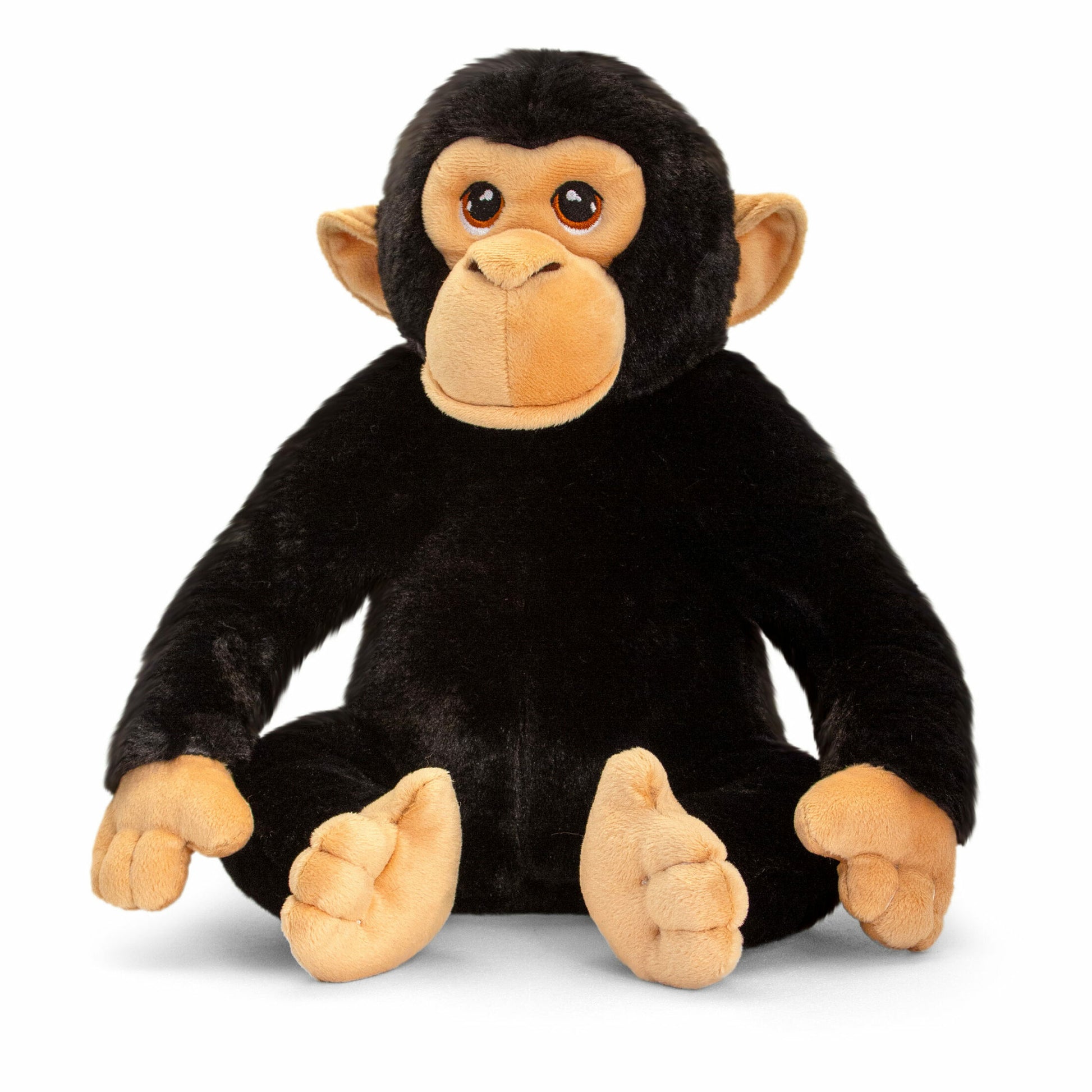 chimpansee-knuffel-pluche-25-cm-zwart-keel-toys_10443709