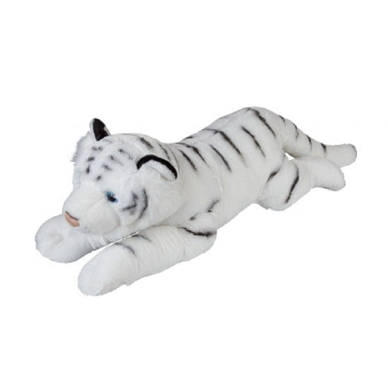 Ravensden witte tijger knuffel - pluche - 60 cm - tijger - Pluchen speelgoed