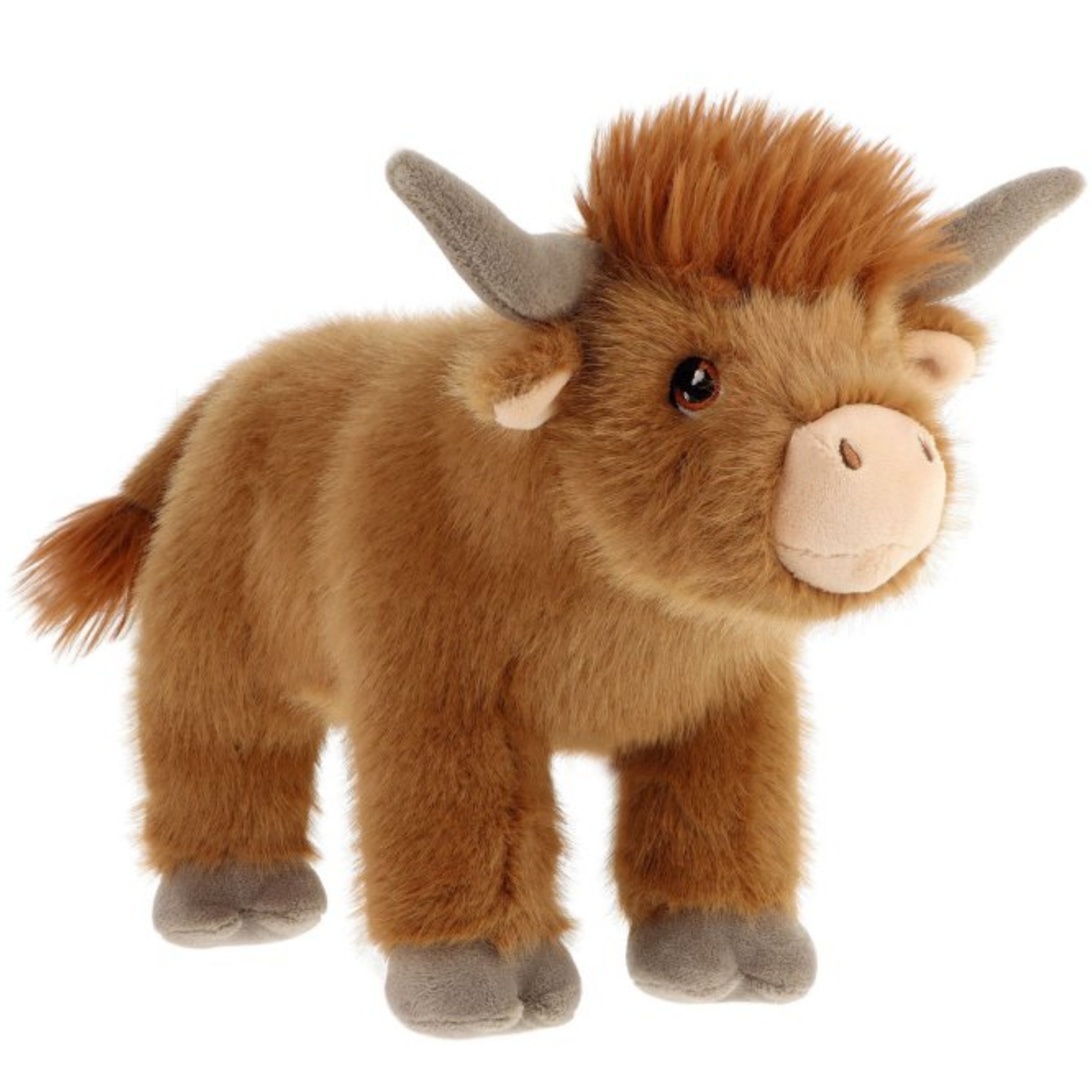 keel-toys-pluche-schotse-hooglander-koe-knuffeldier-bruin-staand-30-cm-knuffel-koe_10486713-1
