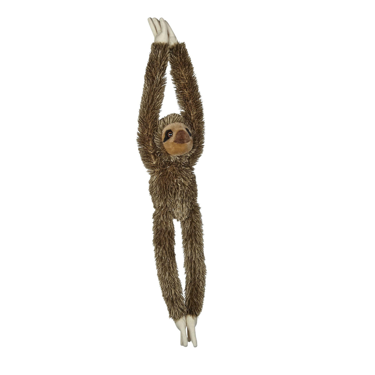 Pluche luiaard knuffel - hangend - 65 cm - jungle knuffel - Pluchen speelgoed