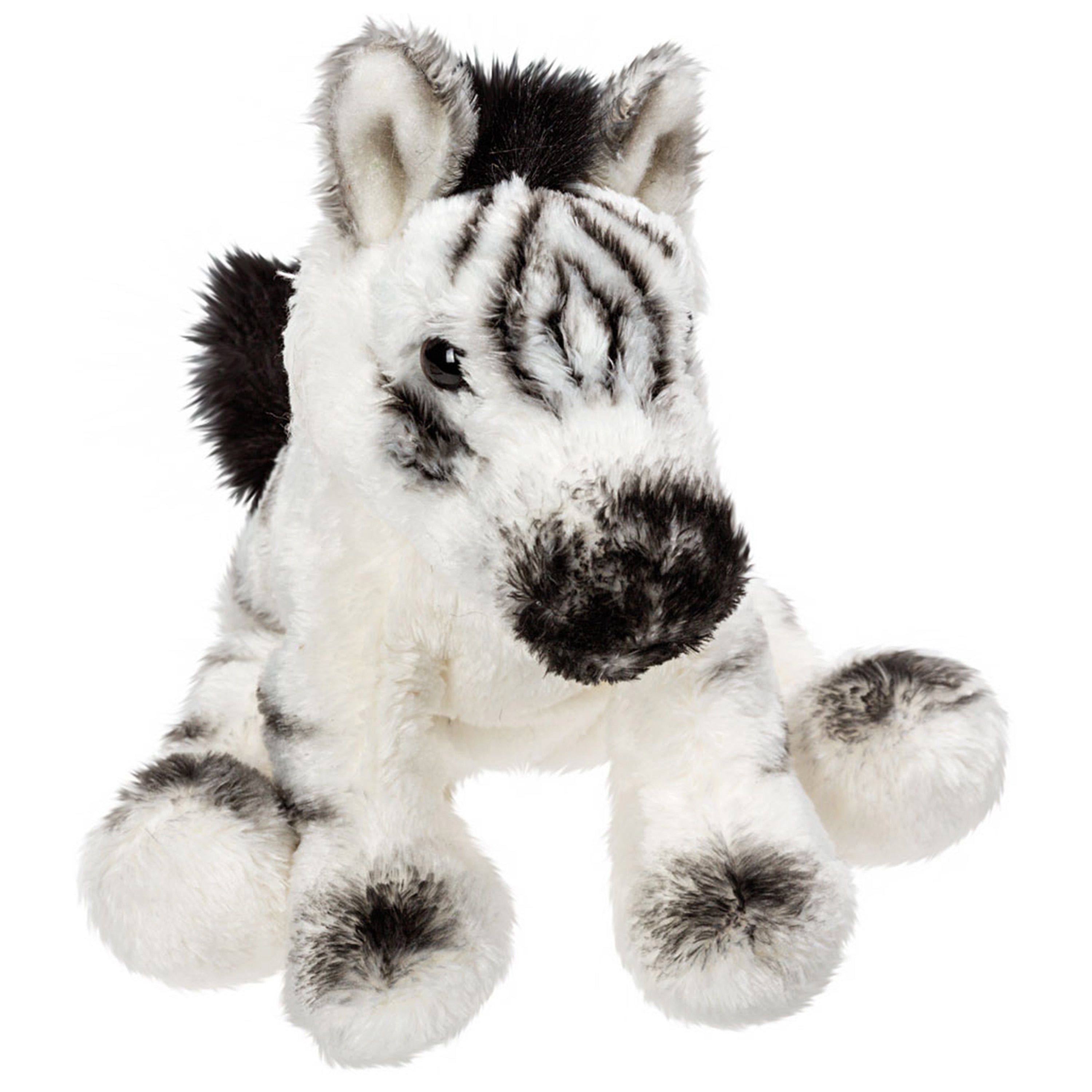 pluche-knuffeldier-zebra-wit-zwart-13-cm-safari-thema_10404714