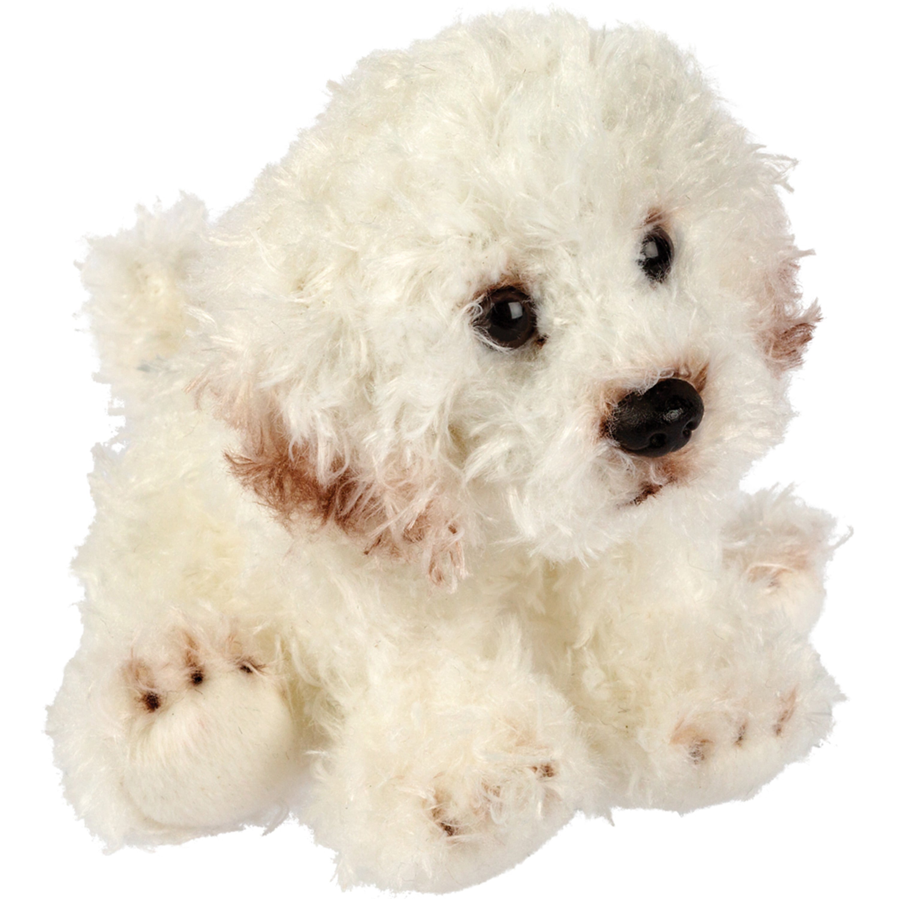 pluche-knuffeldier-hond-bichon-frise-creme-wit-13-cm-huisdieren-thema_10404716