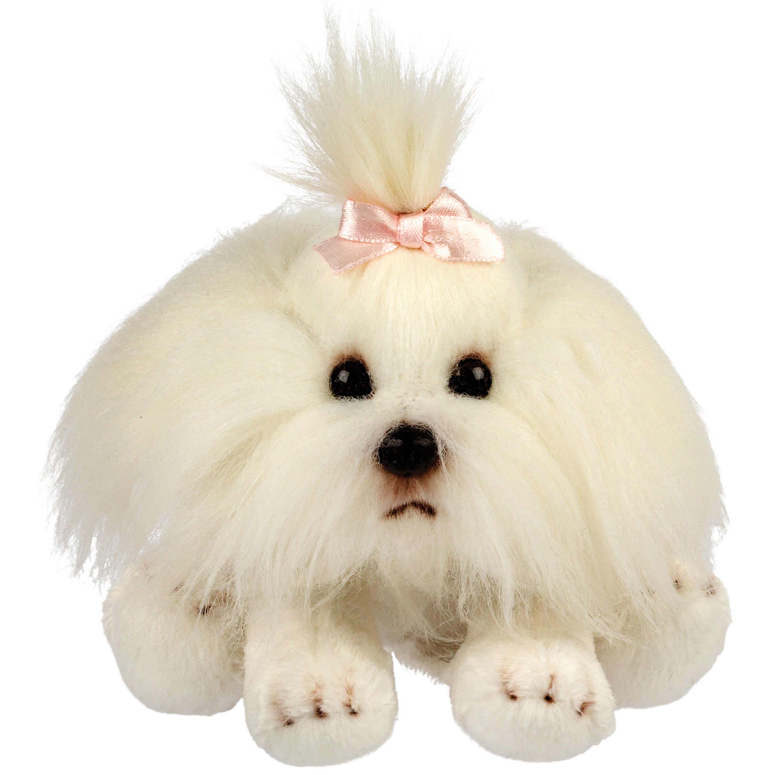 pluche-knuffeldier-hond-shih-tzu-wit-13-cm-huisdieren-thema_10404719-2