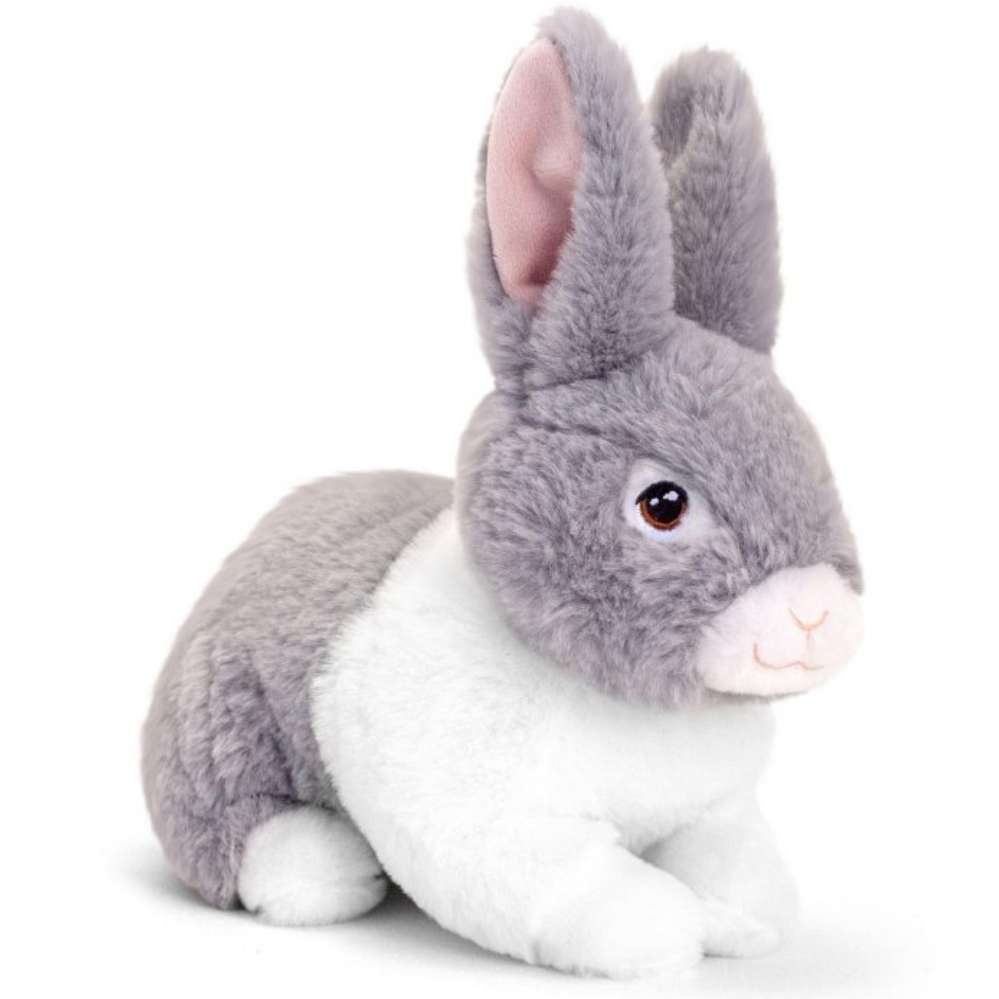 keel-toys-pluche-konijn-knuffeldier-grijs-zittend-18-cm-knuffel-konijn_10486720-2