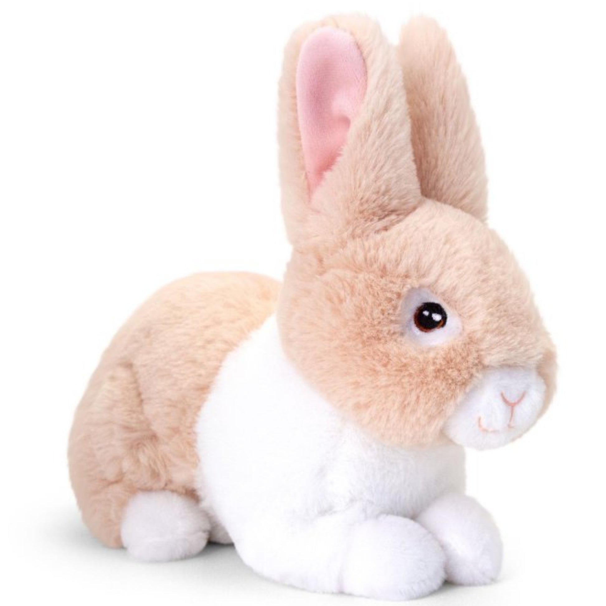 keel-toys-pluche-konijn-knuffeldier-beige-zittend-18-cm-knuffel-konijn_10486721-2