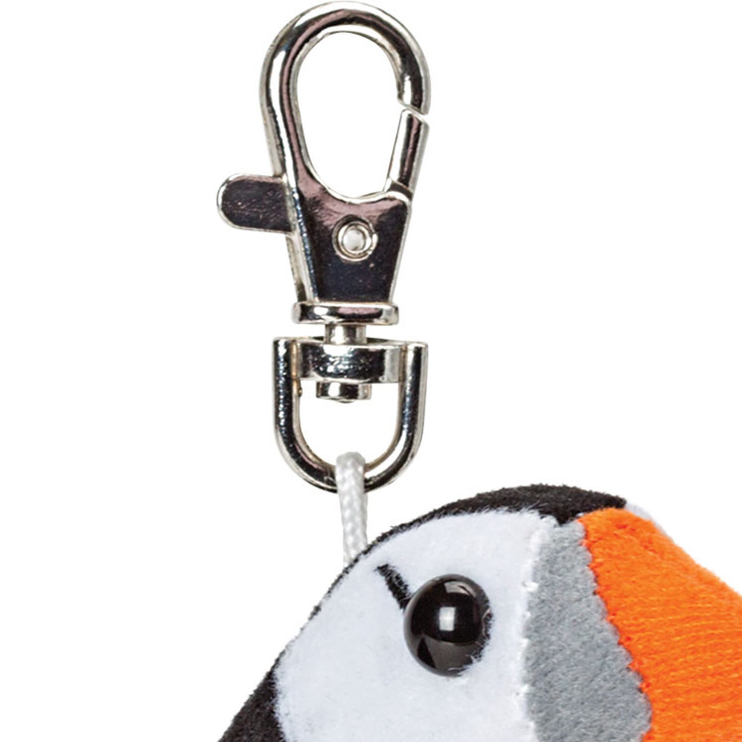 papegaaiduiker-knuffel-sleutelhanger-pluche-zwart-wit-9-cm_10404724