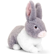 keel-toys-pluche-konijn-knuffeldier-grijs-zittend-25-cm-knuffel-konijn_10486725