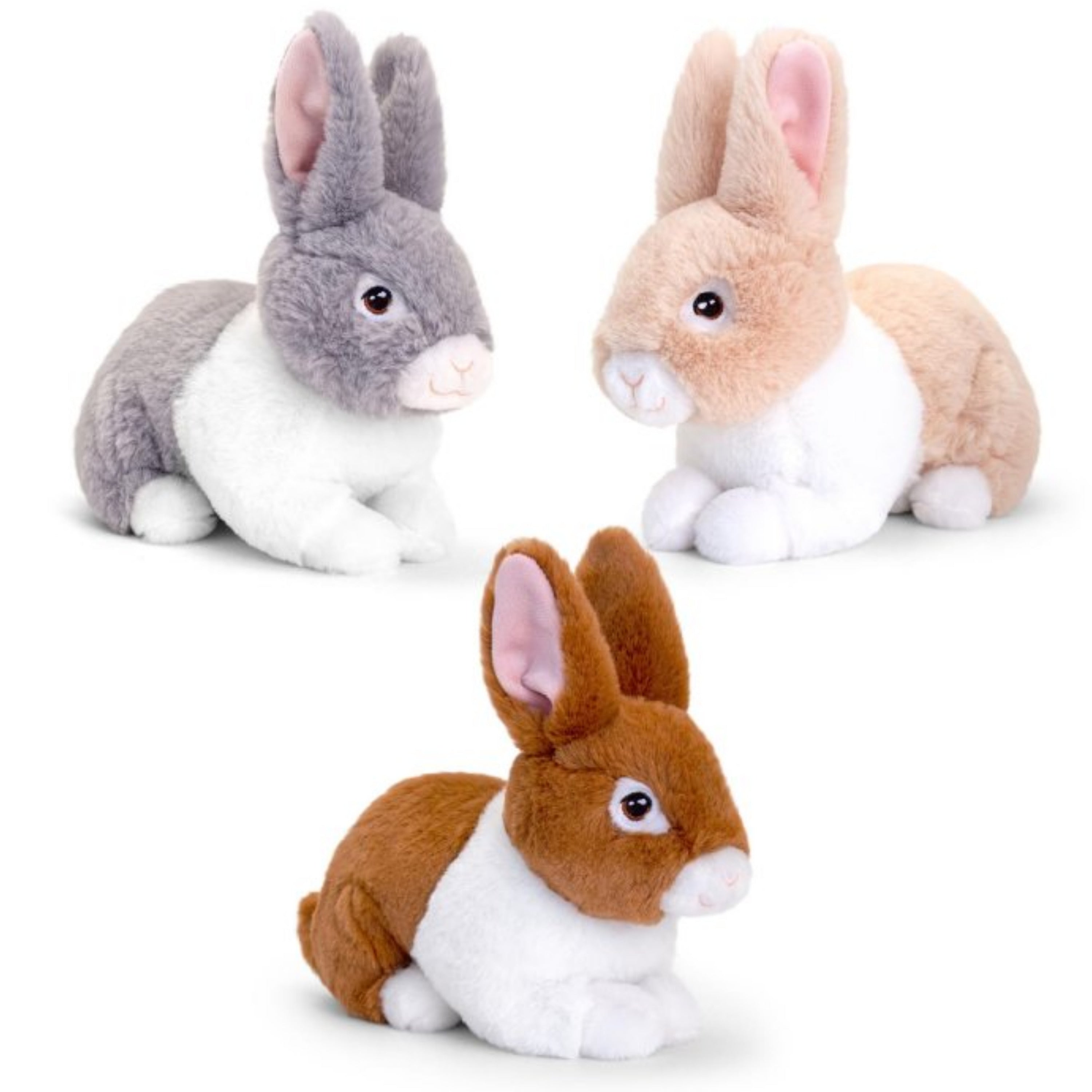 keel-toys-pluche-konijn-knuffeldier-bruin-zittend-25-cm-knuffel-konijn_10486727-1