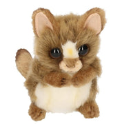 Hansa spookdiertje knuffel - 15 cm - pluche - realistisch - Pluchen speelgoed