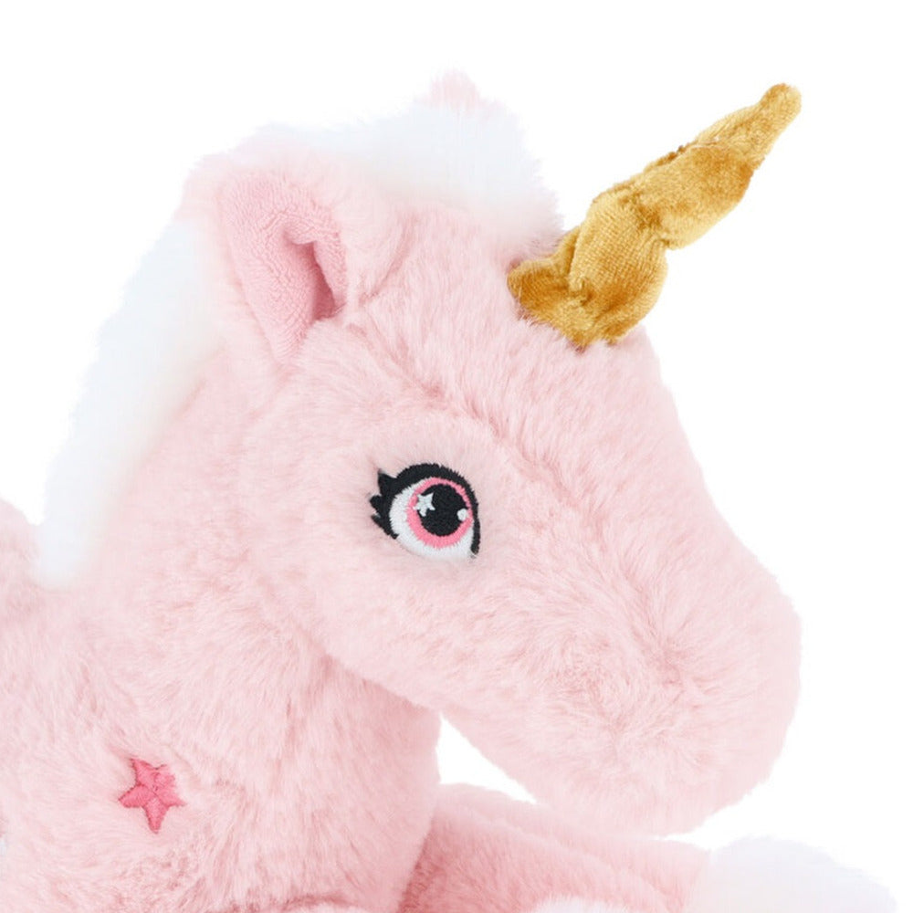 keel-toys-pluche-eenhoorn-knuffel-roze-wit-35-cm-mystieke-dieren-met-glitter-sterren_10443734-1