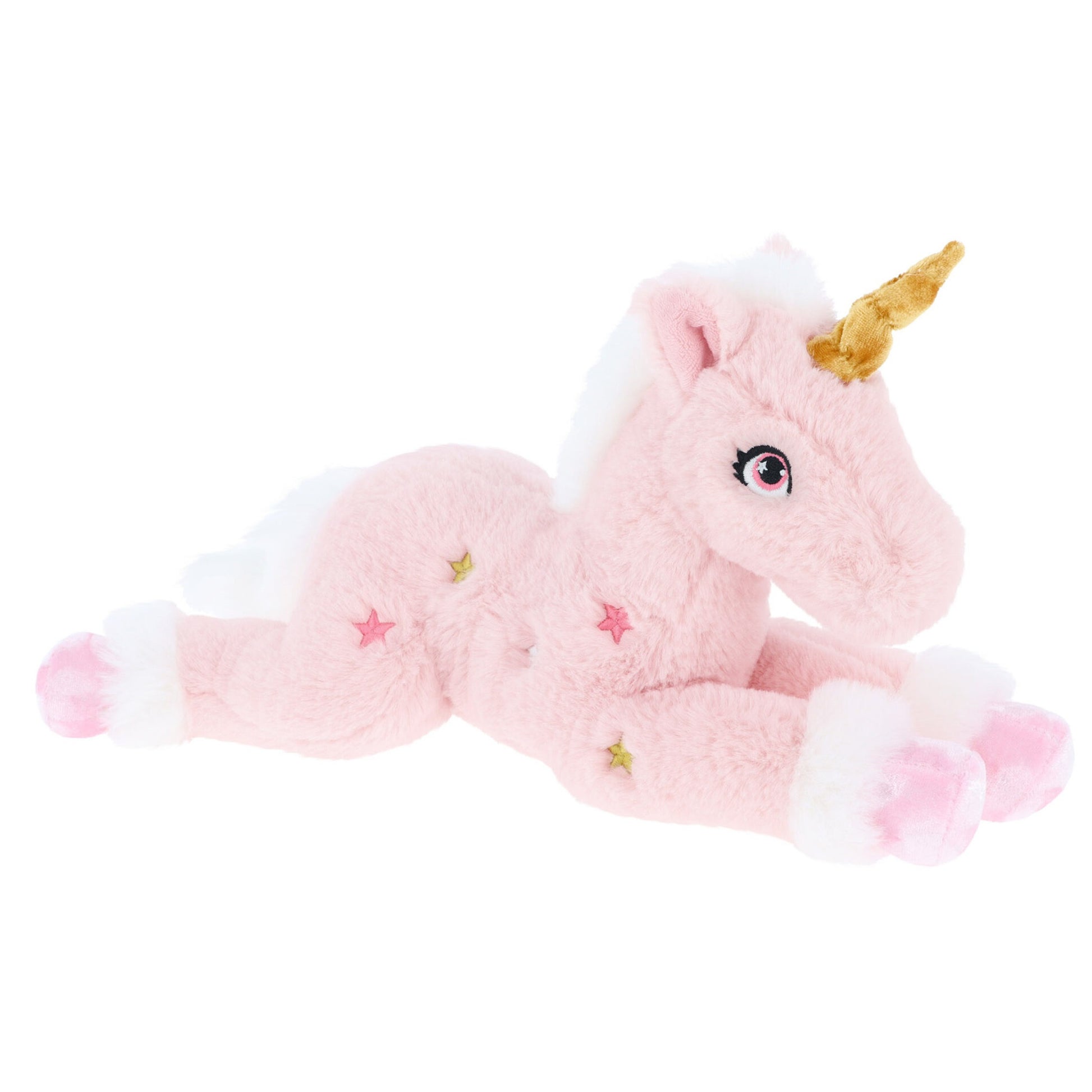 keel-toys-eenhoorn-knuffel-pluche-roze-wit-35-cm-glitter-sterren_10443734