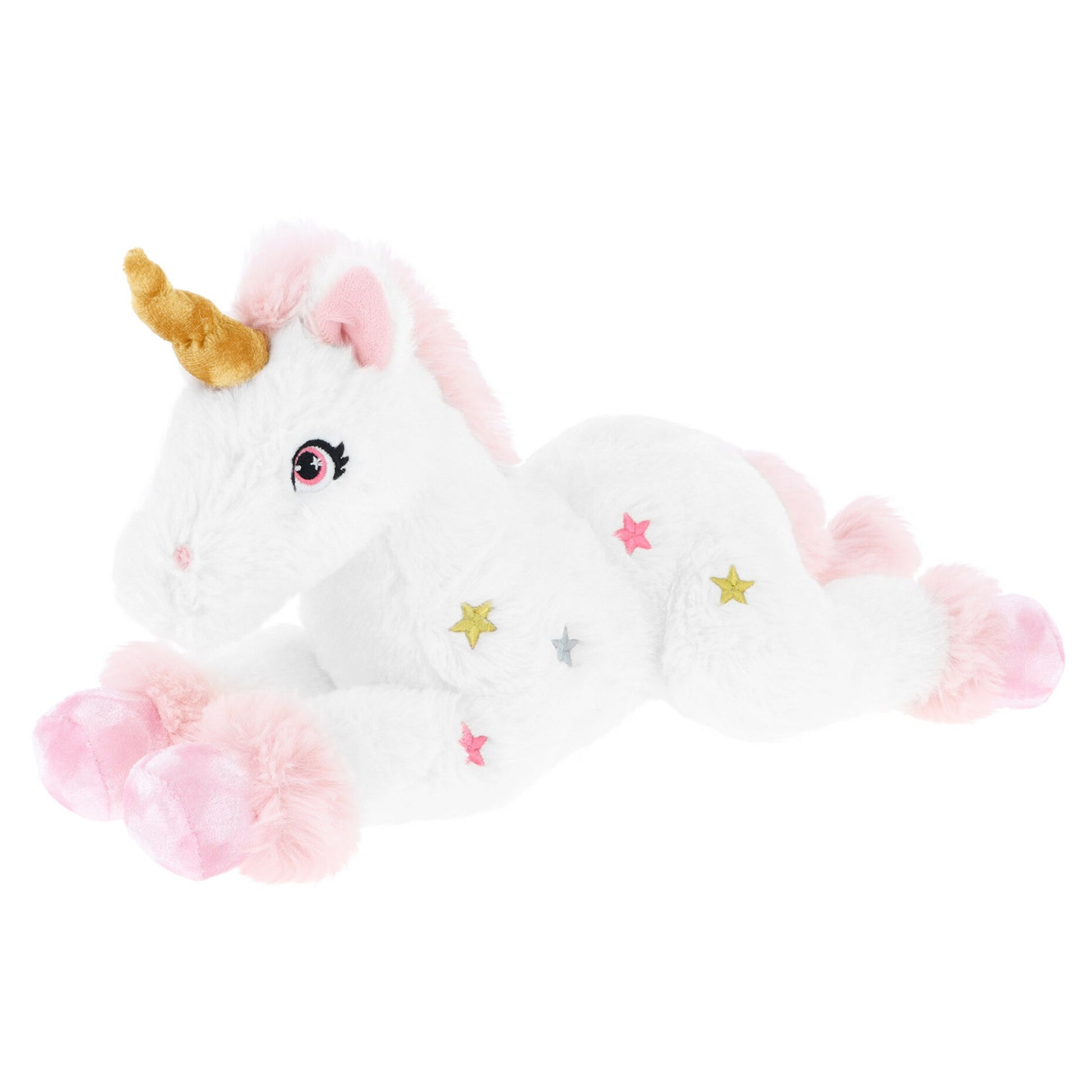 keel-toys-eenhoorn-knuffel-pluche-wit-roze-35-cm_10443735