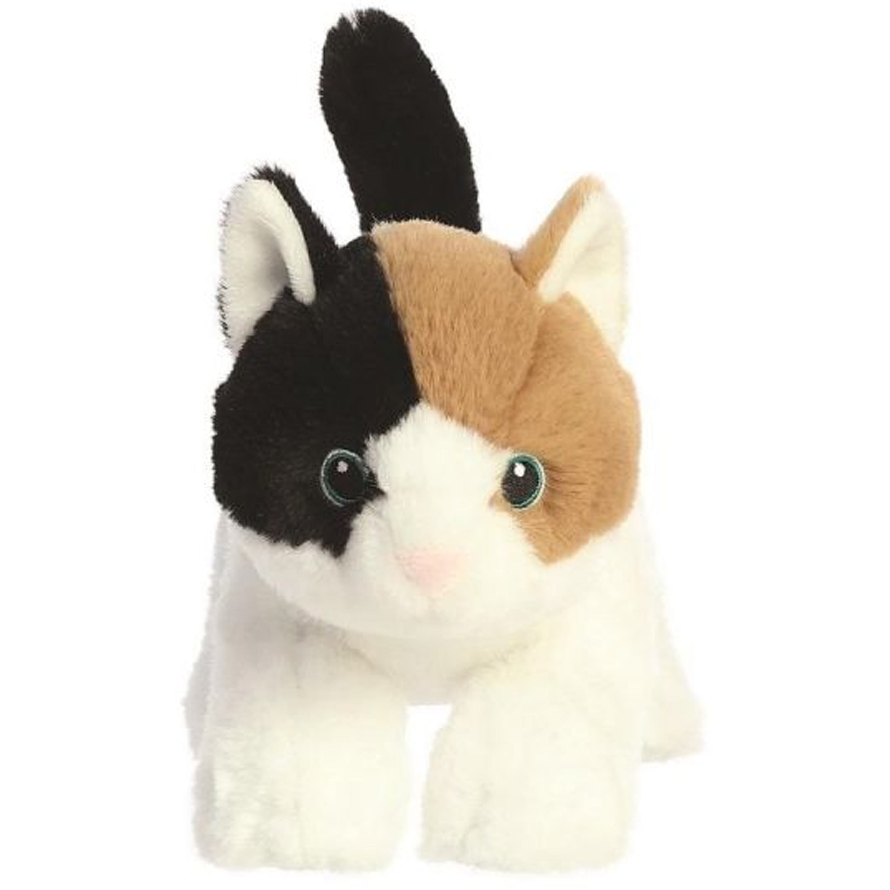pluche-knuffeldier-kat-poes-bruin-wit-22-cm-katten-poezen-thema_10404743