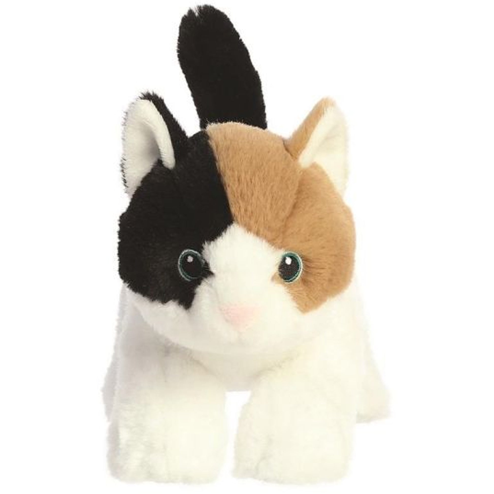 pluche-kat-knuffel-bruin-wit-22-cm-gerecycled_10404743